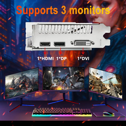 SOYO Graphics Cards Radeon RX580 8G GDDR5 Memory Video Gaming Card PCIE3.0x16 GPU Desktop Computer Components AMD RX 580 8G.