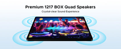 DOOGEE Tab E3 Max Tablet PC Android 15 Gemini AI Quad Speakers 14'' 2.1K Display 32GB(8+24) RAM 256GB ROM 13500mAh Battery Pad