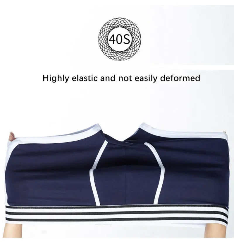Männer weiche Unterhose Trunks Baumwolle hochwertige Unterwäsche u konvexe Tasche Höschen Cueca mittlere Taille atmungsaktive Boxershorts homme