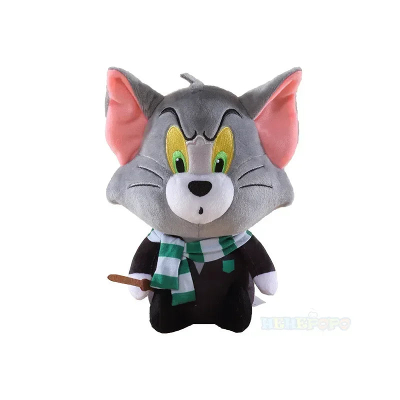 Exclusive Warner 100th Anniversary Tom and Jerry Plush Doll in Harry Potter Costume, Cute Small Keychain Stuffed Animal Gift.