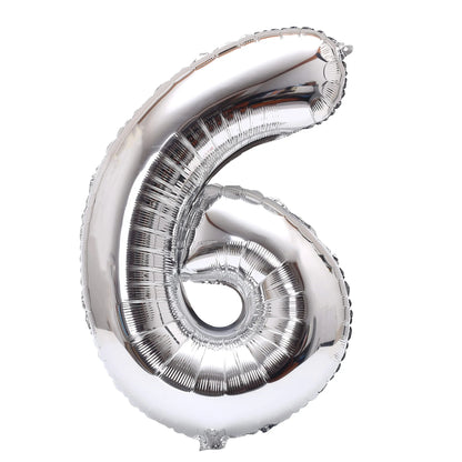 32 Zoll Regenbogen-Farbverlaufs-Zahlen-Folienballon 1-9 für Kindergeburtstag, Party-Dekoration, Babyparty, Brautparty, weitere Optionen verfügbar