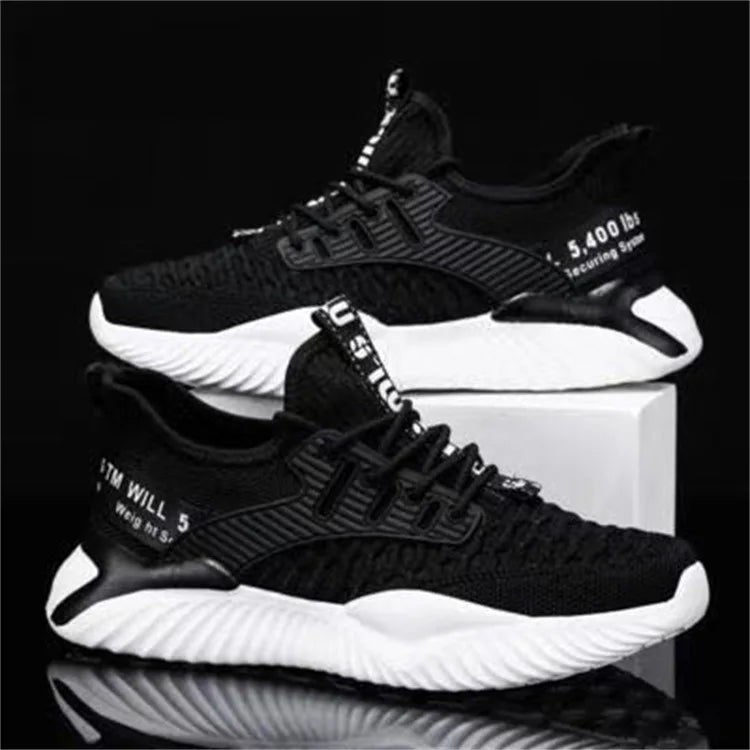 Lace-up Fashion Sneakers Men's Sports Shoes Comfortable Breathable Men Running Shoes Hot Sale Autumn Non-slip Training Shoes.