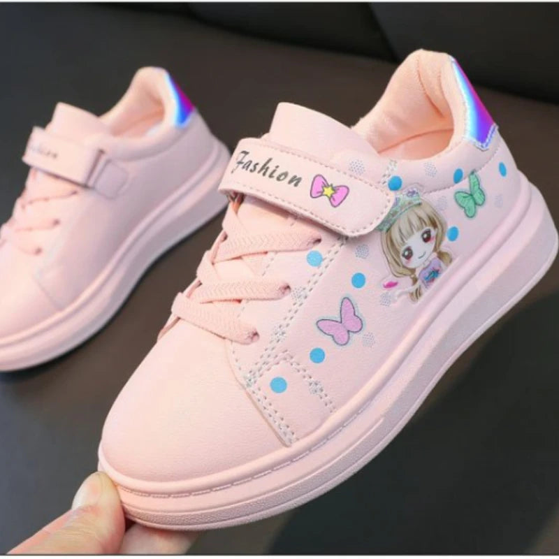 zapatillas Kid Shoe Kid Casual Shoe Spring 2023 New Kid sneakers Shoes Leather Upper Girl Shoe Kid Small White Shoes Board Shoes.