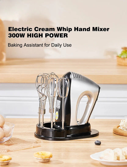 Hand Mixer 220V Blender 300W Electric Food Processor 3 in 1 Mixer Kitchen Appliances Machine Mixer for Baking.