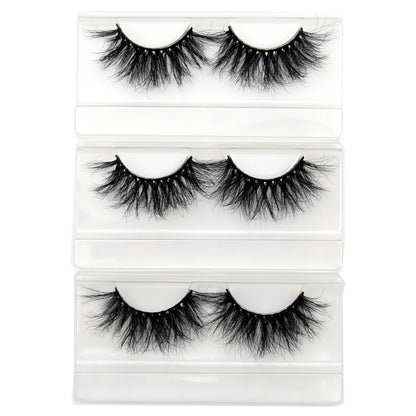 Mink Eyelashes Hand Made Crisscross False Eyelashes Cruelty Free Dramatic 3D Mink Lashes Long Lasting Faux Cils for Makeup Tools.