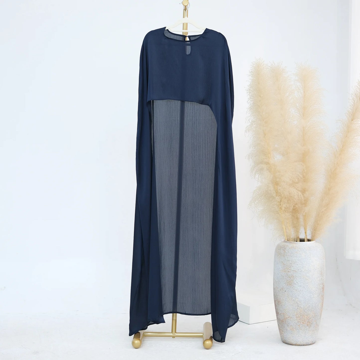 Ramadan 2 Piece Muslim Women Set Dubai Modest Abaya Islam Abayas Femme Elegant Arabic Clothing Fashion Turkey Solid Outfit 2025