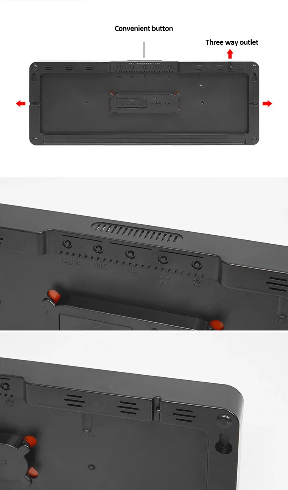17-Zoll großer digitaler Wecker mit 11 Farben und dynamischem RGB-Display, RGB-LED-Wanduhr mit Farbwechsel/Doppelalarm/Raumdekoration