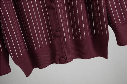 Women Knit 2 Piece Set Cardigan Set Sweater Muslim Short Sleeve Long DressEnsemble Knitwear Suit Modest Autumn Winter Outfits.