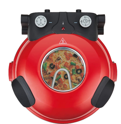 Transparentes Beobachtungsfenster, Pizzaofen, 30,5 cm, individuelle Pizzamaschine, schnelle Erwärmung, DIY, multifunktional