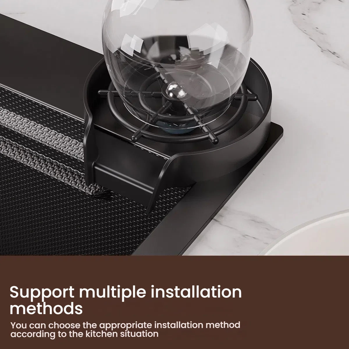 Kitchen Sink Stainless Steel Rice Grain Pattern Multifunctional Wear and Stain Resistant Large Single Slot Wash Dish Basin