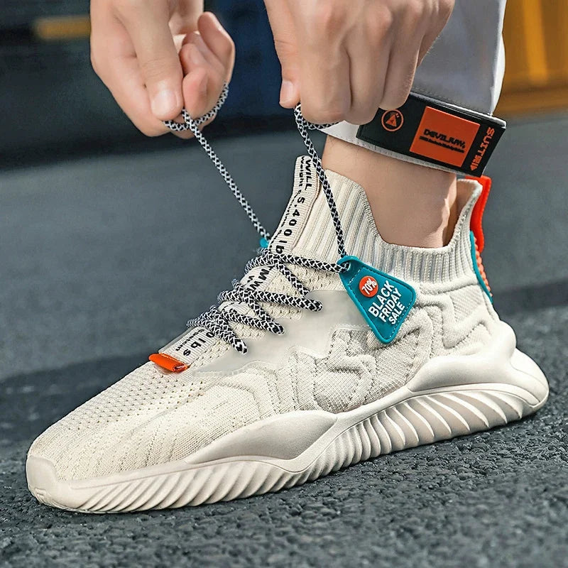 Tenis Men Sneakers  Running Mens Casual Shoes Luxury Sneakers Trainer Race Breathable Shoes Fashion Mesh Loafers Shoes for Men.