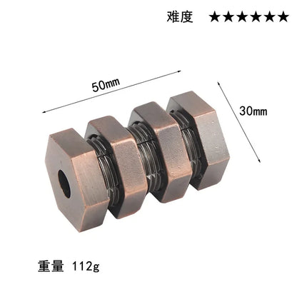 Alloy Metal Unlocking Toys Brain Teaser Metal Puzzle Toys Children Adult Funny Gift IQ Challenge Game.