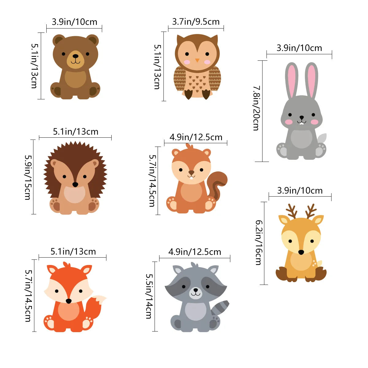 Wald Wald Thema Hintergrund Safari Tiere Alles Gute zum Geburtstag Banner Spirale Aufhänger Kuchen Topper Baby Dusche Geburtstag Party Dekor.