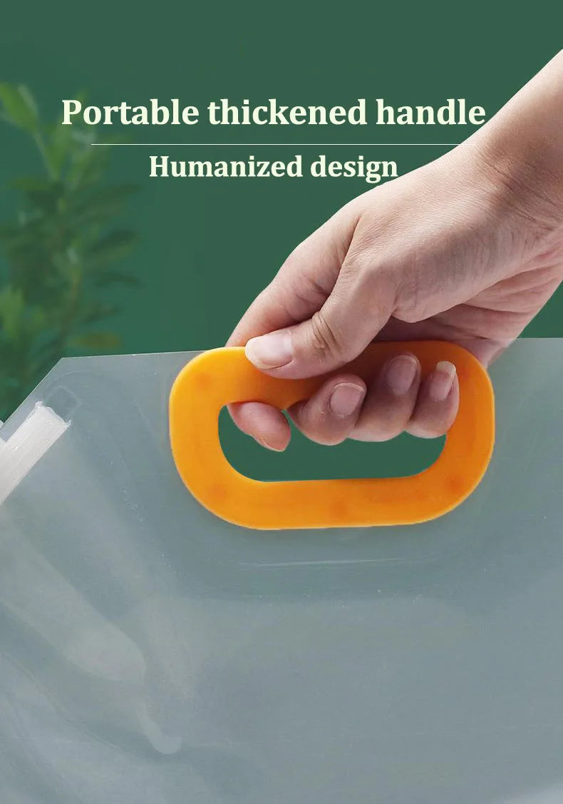 5Pcs Grains Sealed Bag Cereal Containers Moisture-Proof And Insect-Proof Transparent Food Grade Storage Bag Kitchen Organizer.