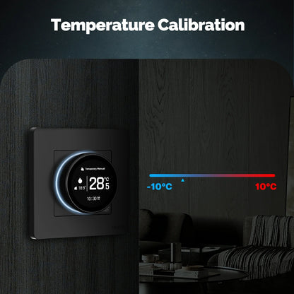 MOES Tuya ZigBee Smart Knob Thermostat Star Ring Series Temperature Controller Water Boiler Electric Heating With Alexa Google.