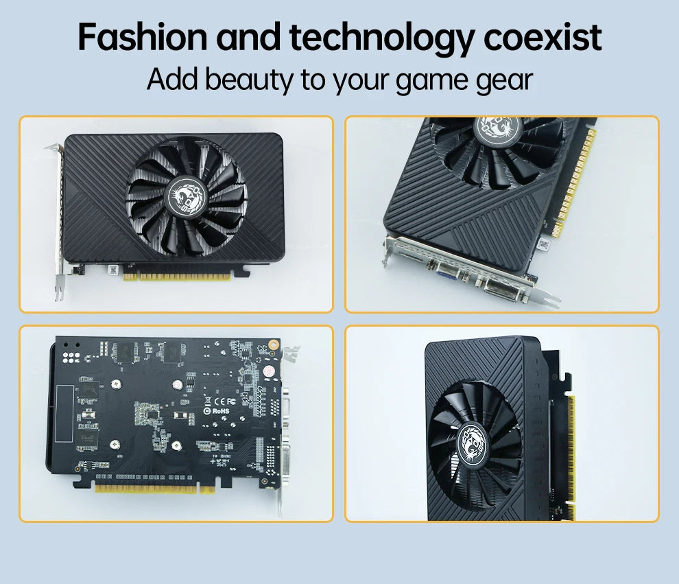 SOYO Graphics Card NVIDIA GPU GTX 750Ti 4G GDDR5 128Bit 28nm PCI-E 3.0 Gaming Video Cards Desktop Computer components GTX750Ti.
