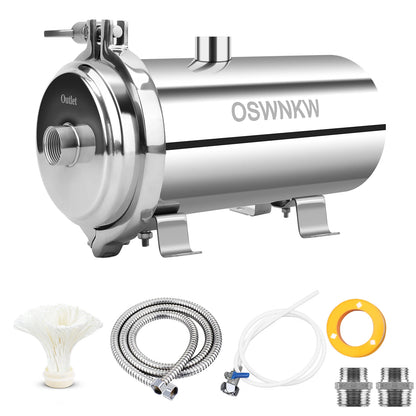 Large flow PVDF whole house ultrafiltration water purifier 0.01um pre-filter SUS304  service life 5 years.