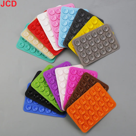 JCD 24 Square Thickened Silicone Suction Cup Suction Cups Mobile Phone Tablet Luggage Suction Cup Universal Charger Leather Case.