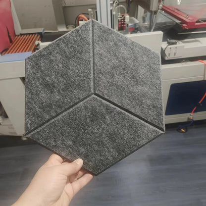 36/24/12pcs Hexagonal Self-adhesive Acoustic Panels Sound Proof Foam Panels Y-Lined Design To Absorb Noise Eliminate Echoes