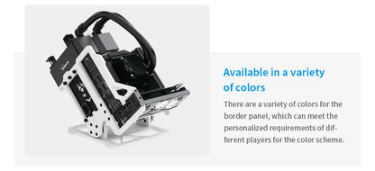 Barrowch ITX Open Frame Aluminum Alloy Water-cooling Computer Case DIY Adjustable Angle PFT-01.