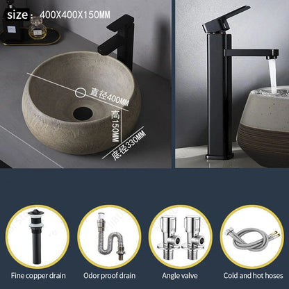 Keramik-Tischwaschbecken, ovales Badezimmergefäß, Waschbecken, Schüssel über der Theke, Kunstbecken, Toilette, Balkon, Waschtisch, Waschbecken, Arbeitsplatte, Waschbecken