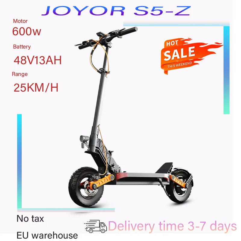 Joyor S5-Z Electric scooter 2000w dual Motor 60v18AH battery E-type foldable electric scooter high-response disc brake Escooter.