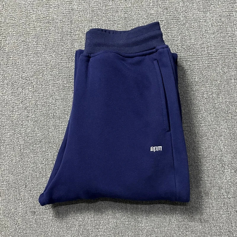 Real Photos Stock Men Women Clothing Trousers 6PM Sweatpants Daily Loose Street Hip Hop Embroidered Logo Casual Pants.