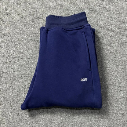 Real Photos Stock Men Women Clothing Trousers 6PM Sweatpants Daily Loose Street Hip Hop Embroidered Logo Casual Pants.