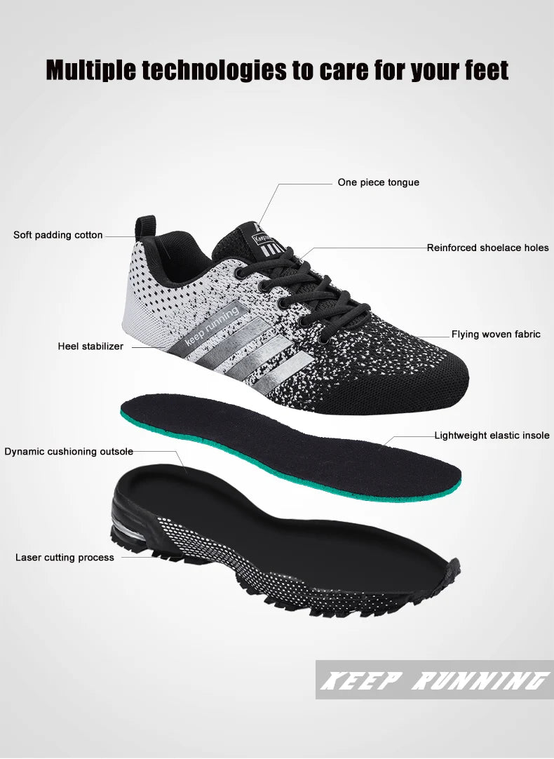 Fashion Sneakers Men Shoes Casual Chunky Breathable Basketball Shoes Light Plus Size Summer Non-slip Run Sports Vulcanize Shoes.