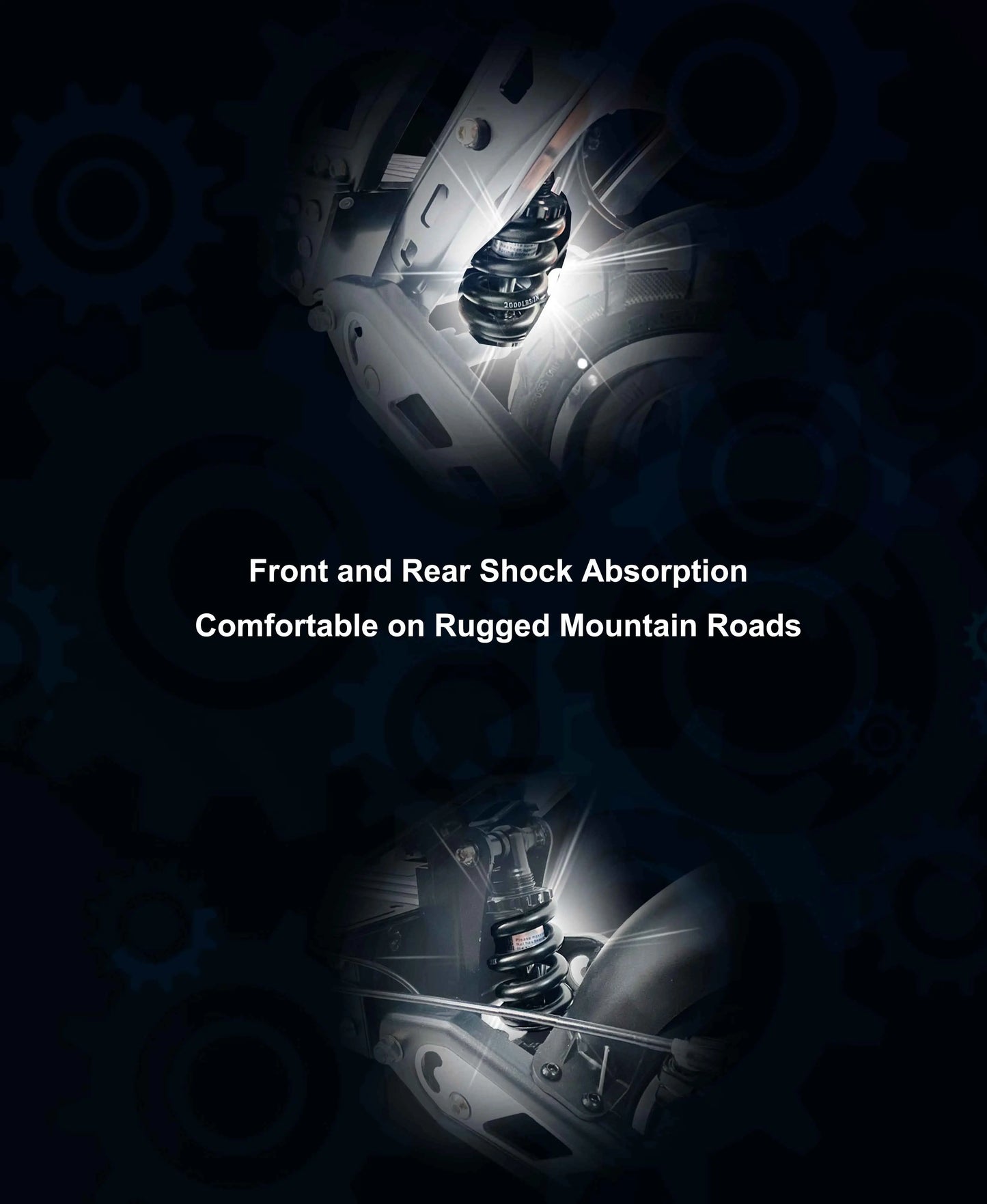 DriveTron DT10 Foldable Adult Electric Scooter, E-Scooter, 50km/h Electric Kick Scooter, 1000W Skateboards, 48V 15.6Ah Kickboard