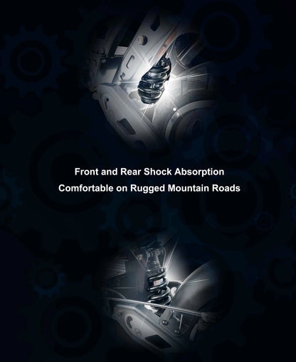 DriveTron DT10 Foldable Adult Electric Scooter, E-Scooter, 50km/h Electric Kick Scooter, 1000W Skateboards, 48V 15.6Ah Kickboard