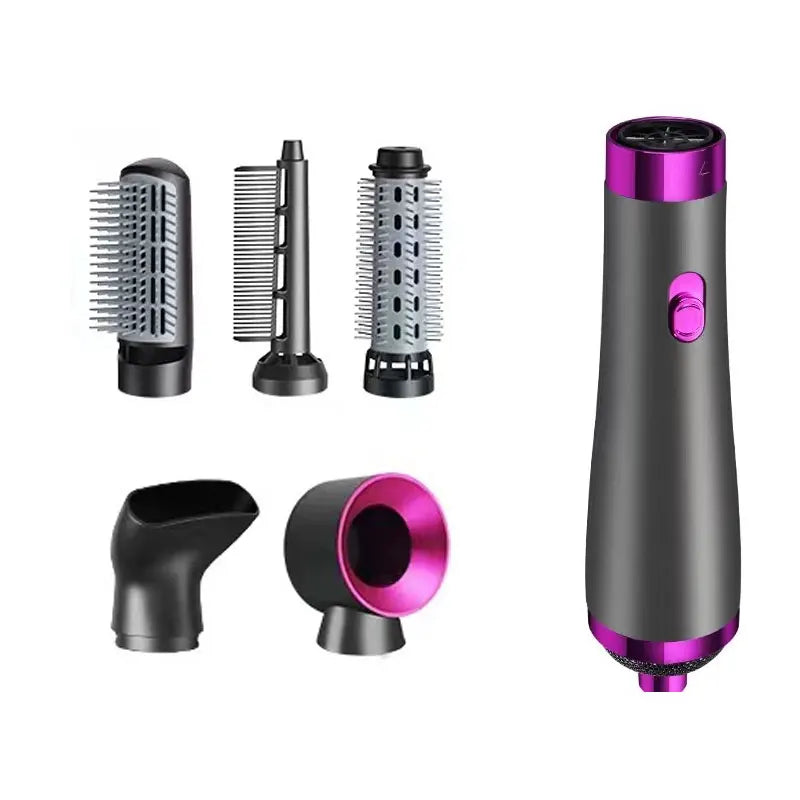 Tinsol hair dryer comb professional curling iron 3 in 1 hot air comb curling straightener roller hair dryer hair dryer brush