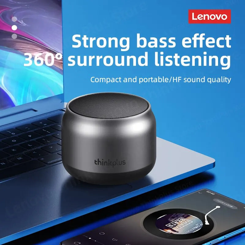 Original Lenovo K30 Portable Hifi Bluetooth Wireless Speaker Waterproof USB Outdoor Loudspeaker Music Surround Bass Box Mic.