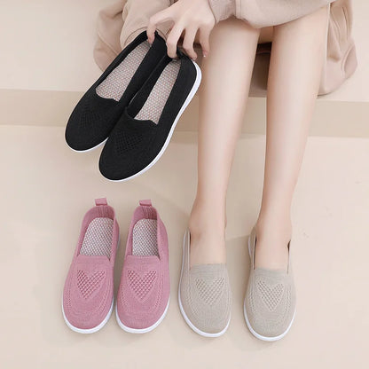 Women's Shoes Spring Summer Casual Breathable Chunky Sole Flat cheap shoes clearance.