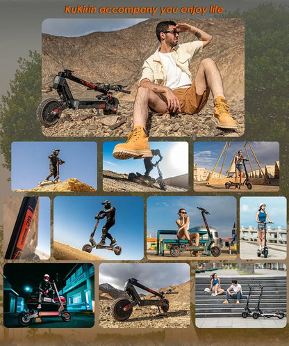 KuKirin G2 Ultra Folding Electric Scooter 800W * 2 Motor 48V 18Ah Battery 10 inch Tires 50 km/h Max Speed 55km Max Range IPX4