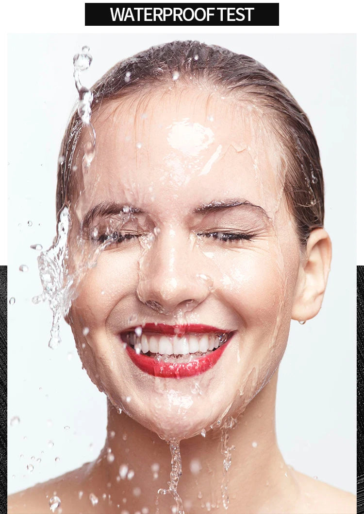 YANQINA Liquid Eyeliner Pencil 4D Waterproof Mascara Set Cosmetics Eye Liner Thick Curling Mascara Eyebrow Pencil Eyes Makeup.