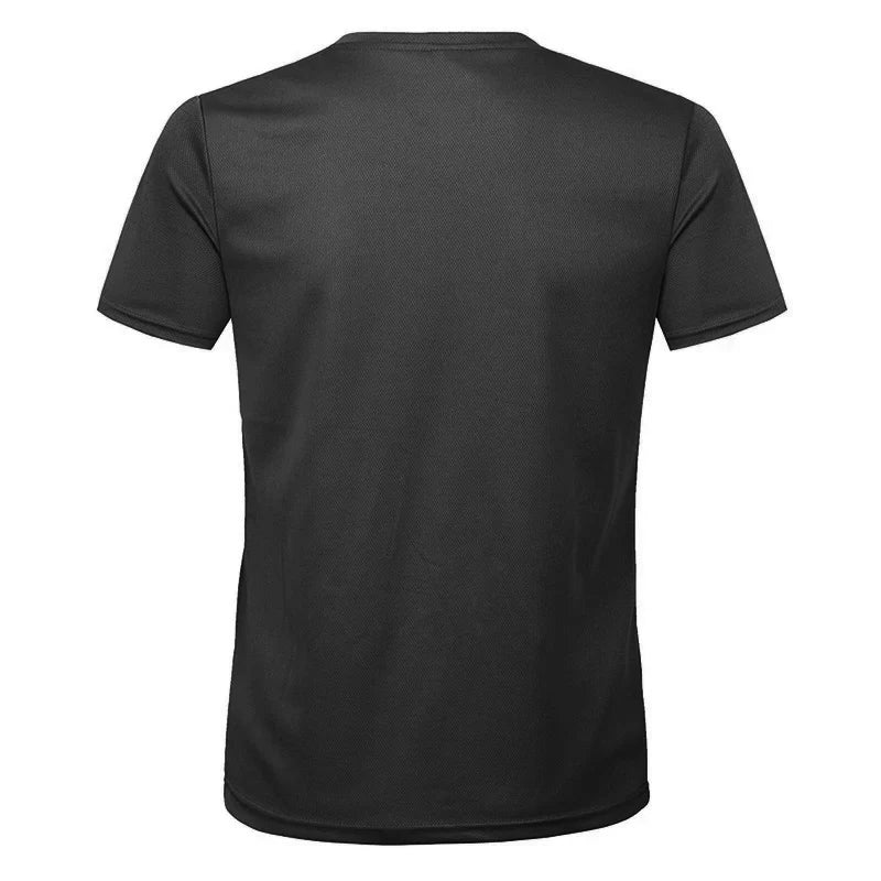 MEGE Brand Clothing Tactical Men's Tee Shirt Round Neck Solid Shirt Short Sleeve Breathable quick-drying Casual Shirt.