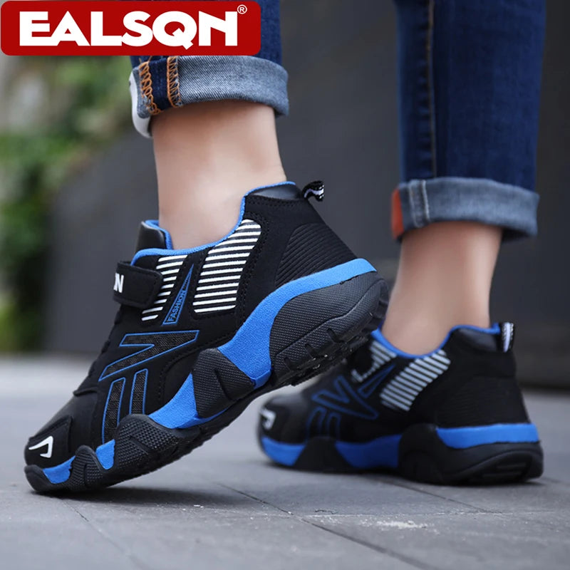 Four Seasons Leather Kids Shoes Non Slip Outdoor Children Walking Sneakers Casual Boys Sport Tennis Size 28-39.