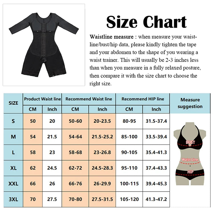 Girdles Shapewear Faja Colombianas Shaper Bodysuits Tummy Slimming Corset Full Body Reducer Postpartum Carving Bodices Sheath.