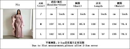 2025 Eid Arabic Muslim Women Modest Dress Luxury Dubai Abaya Islamic Party Lace-detailed Sleeves Robe Festival Turkey Outfit.