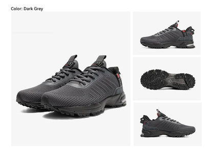 Men's Running Shoes Baasploa Male Sneakers Shoes Breathable Mesh Outdoor Grass Walking Gym Shoes For Men Plus Size 41-50