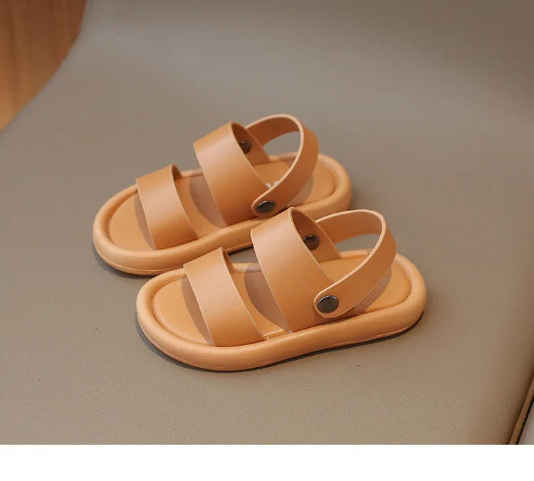 Toddlers Boys Girls Sandals Summer New Children Casual Beach Shoes Kids Fashion Sandals Anti-sliperry Soft-soled Sports Sandals.