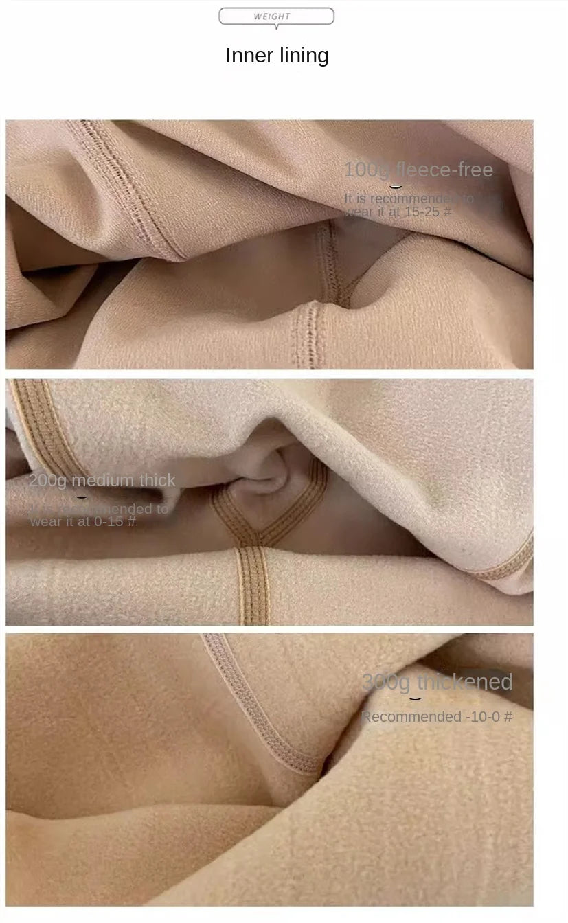 Winter Thermal Pantyhose Women Thicken Stockings Fake Translucent Pantyhose Fleece Lined Tights High Waist Elastic Wool Socks