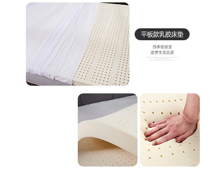 Thailand 100% Natur latex Matratze echte Latex flüssige Matratze Home Single Doppel matten mit Bezug Top Luxus Latex Matratze