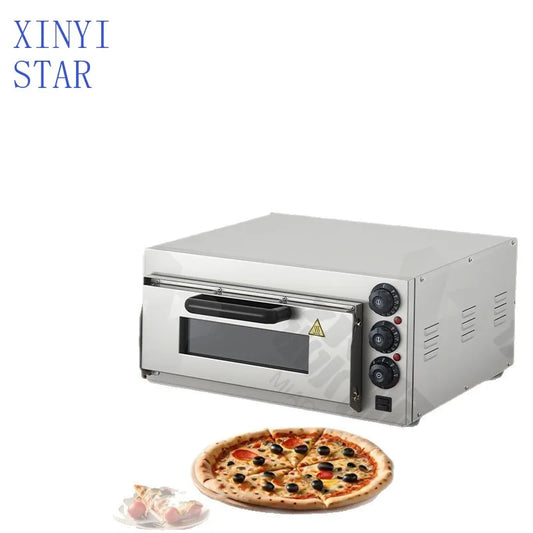 Pizzaofen aus Edelstahl, Ofen mit fester Temperatur und Timing