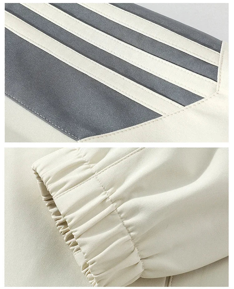 Cool Casual Sports Suit for Teenage Boys Large Size Trendy Workwear Pants Included One Complete Set Handsome Male Apparel.