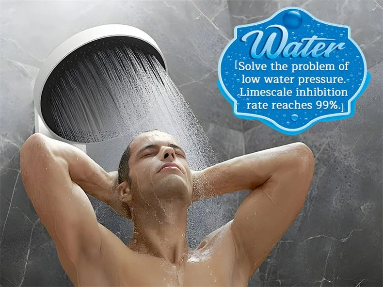 Briskspring Shower Water Filter Purifier To Remove Chlorine Heavy Metals With Time Reminder Shower Head  filter for hard water.