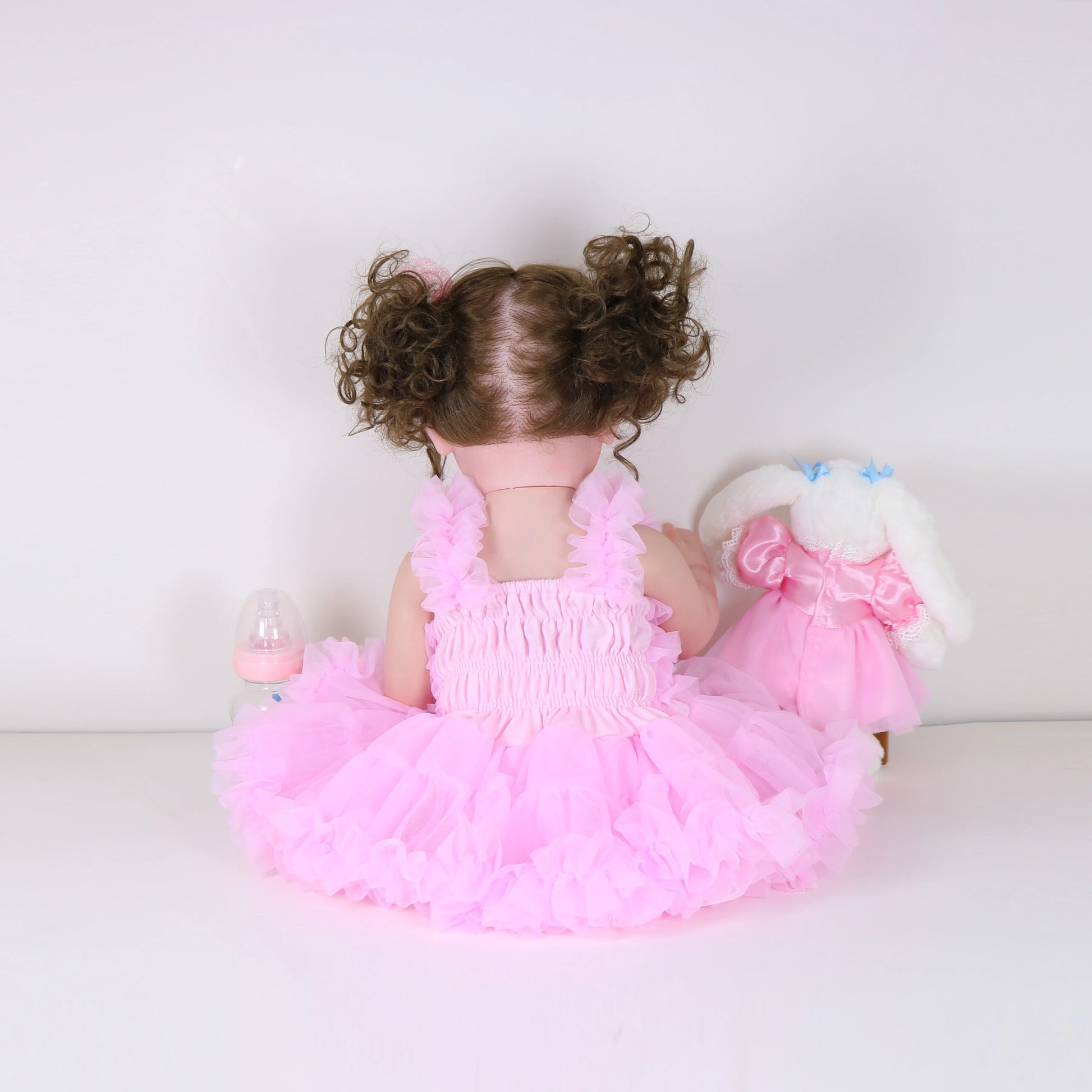 Reborn Toddler Girl Doll -22 inch Happy Dance with 3D Painted Skin Visible Veins and Soft Full Vinyl with Rooted Hair/Christmas.