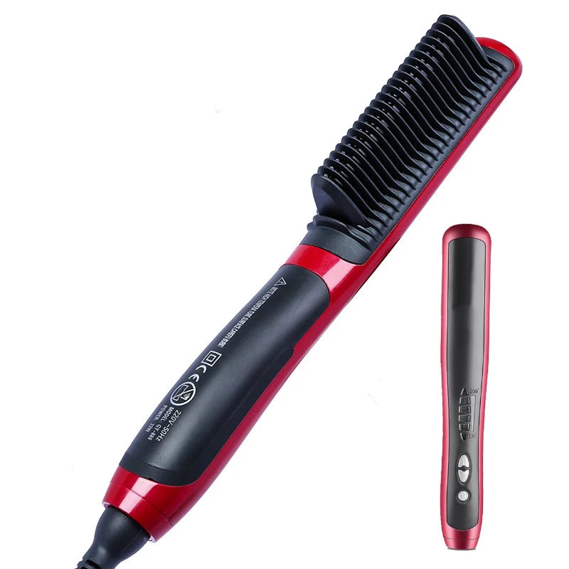 Salon Professional Negative Ion Straight Hair Comb Portable And Fast Heating Negative Ion Straight Hair Comb Styling Tool.