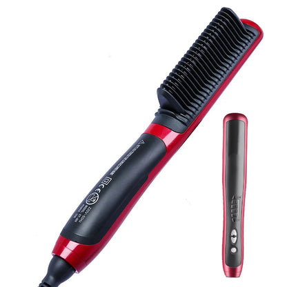 Salon Professional Negative Ion Straight Hair Comb Portable And Fast Heating Negative Ion Straight Hair Comb Styling Tool.